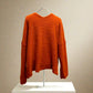 Alpaca Mohair Pullover Sweater Plus Size Terracotta