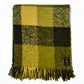 Luxury Alpaca Mohair Extra Soft Throw Blanket  Green Tones