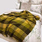 Luxury Alpaca Extra Soft Throw Blanket Green Tones