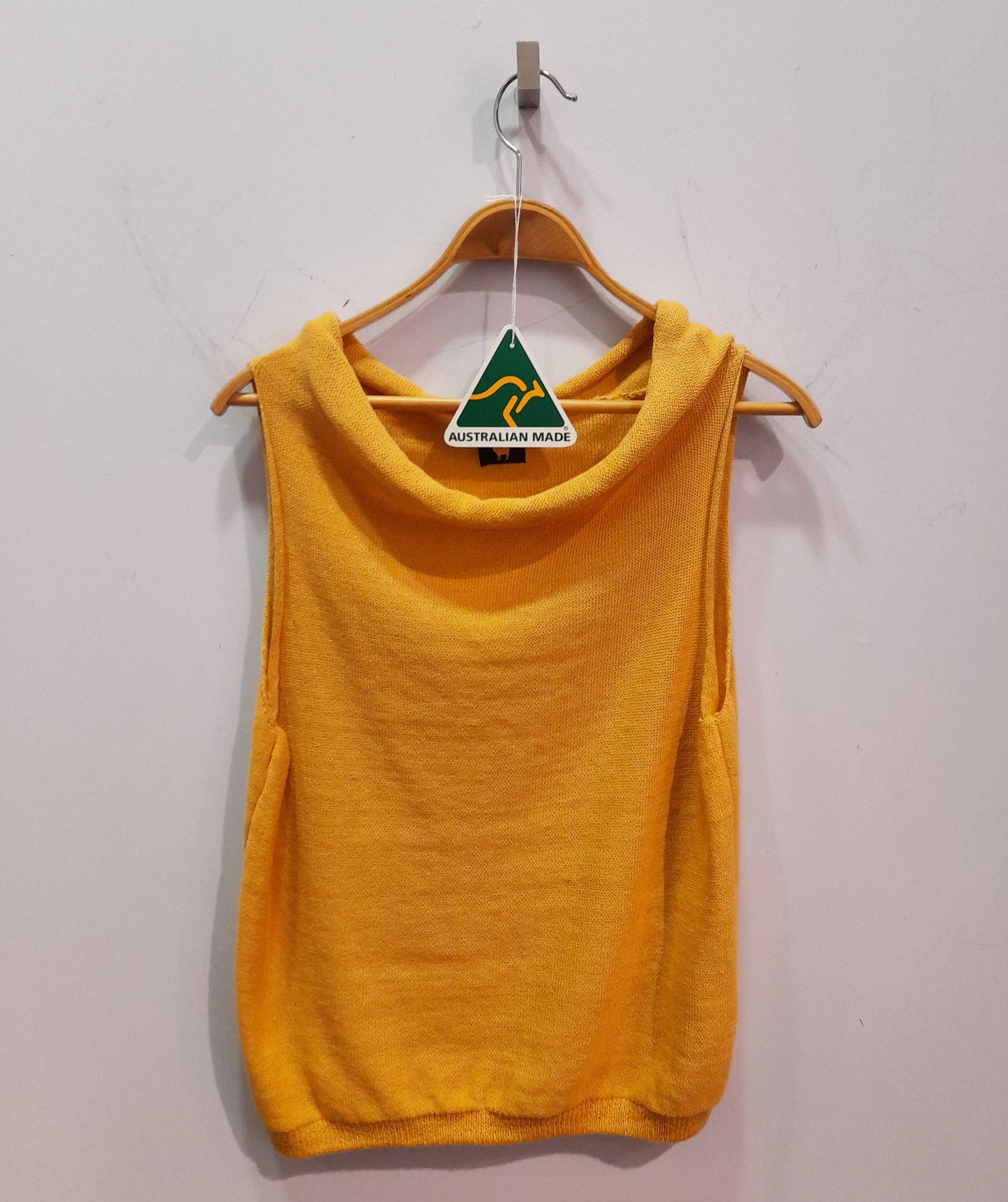 Copy of Top Jersy Rolled Neck Mustard