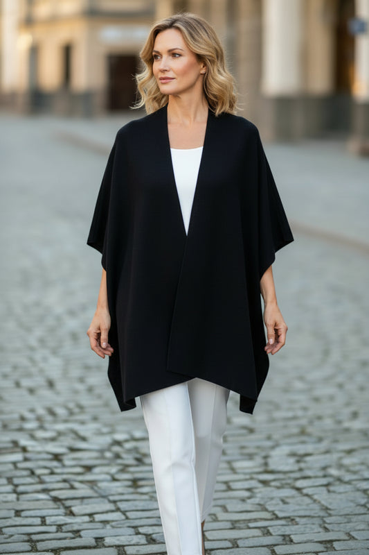 Alpaca Urban Ruana-Cape Extra Soft