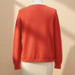 Alpaca Round-Neck Classy Soft Jumper Orange
