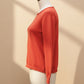 Alpaca Round-Neck Classy Soft Jumper Orange