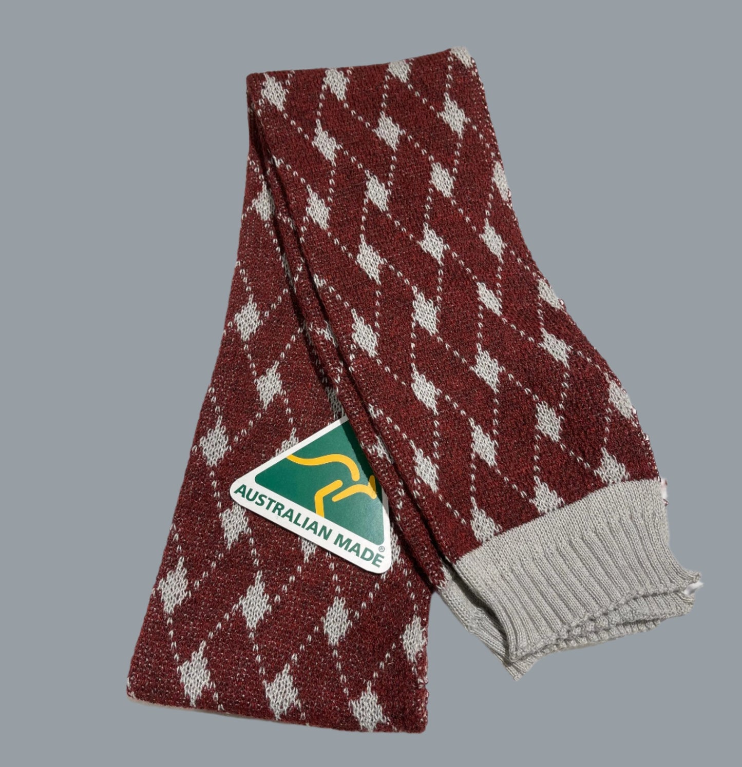 Alpaca Scarf Bricks Design – Jacquard Knit