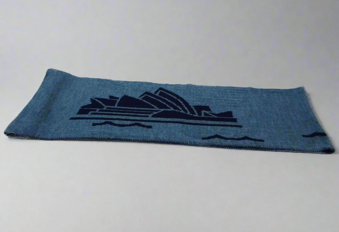 Sydney Icons Alpaca Scarf, Opera House & Harbour Bridge