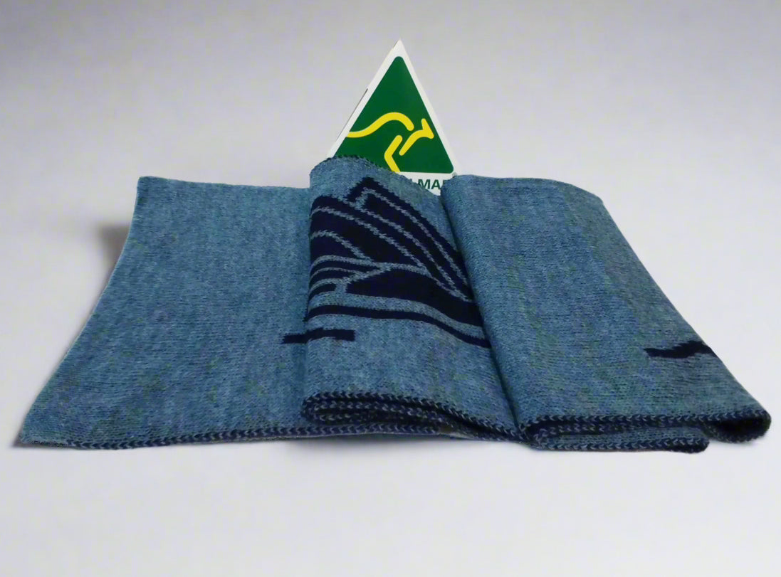 Sydney Icons Alpaca Scarf, Opera House & Harbour Bridge