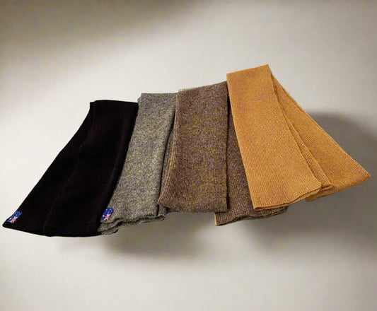 Extra Smooth Alpaca Mohair Scarf, Natural Colors