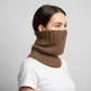 Extra Smooth Alpaca Mohair Neck-warmer Earth Tone