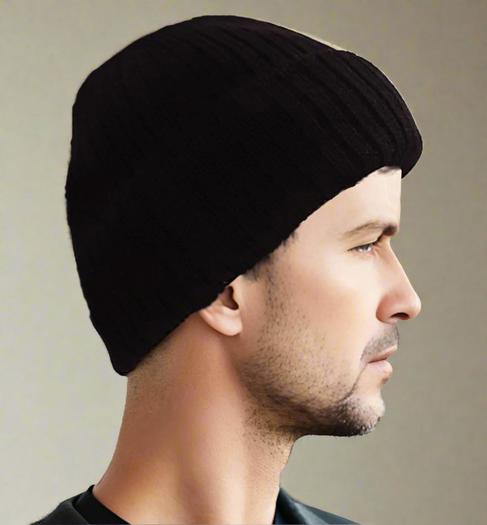 Alpaca Unisex Thick Basic Beanie
