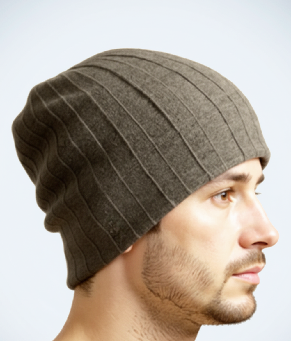 Extra Smooth Alpaca Mohair Beanie Unisex and Reversible