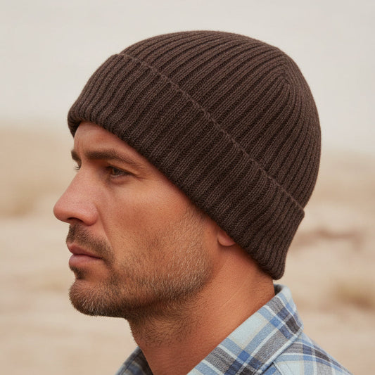 Alpaca Unisex Thick Basic Beanie