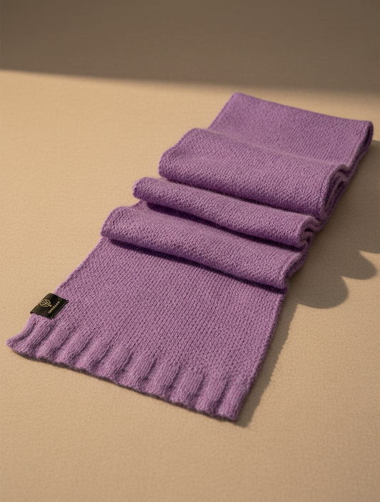 Alpaca Lavender Dream Scarf — Pure Baby Alpaca