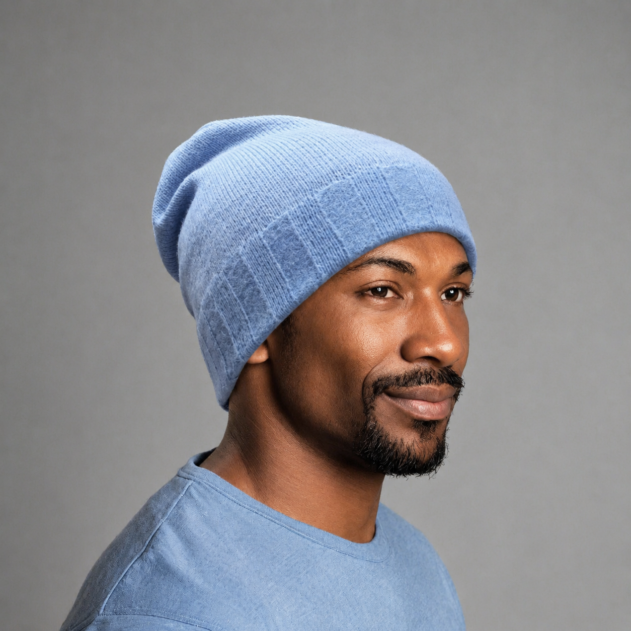 Extra Smooth Alpaca Mohair Beanie Reversible