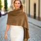 Alpaca Baby Shawl-Scarf | Dual-Use Scarf & Shawl | Extra Soft & Light
