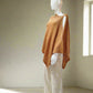 Alpaca Super Fine Jersey Knit Poncho, Dessert Camel