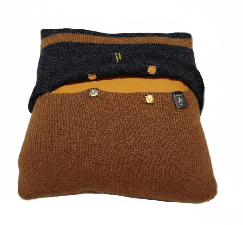 Baby Alpaca Pillow Covers – Sustainable Luxury, Camel