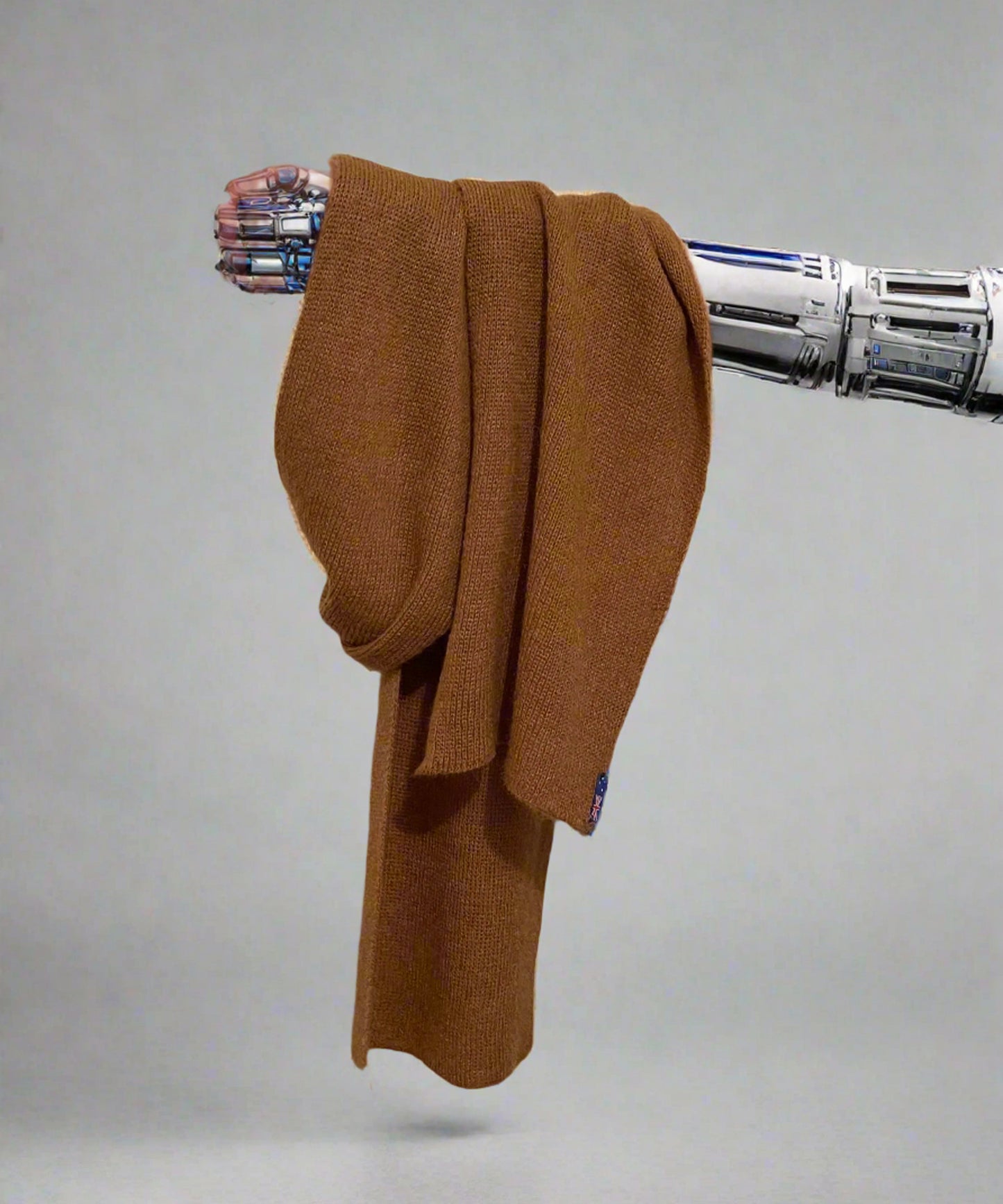 Extra Smooth Alpaca Mohair Scarf, Camel