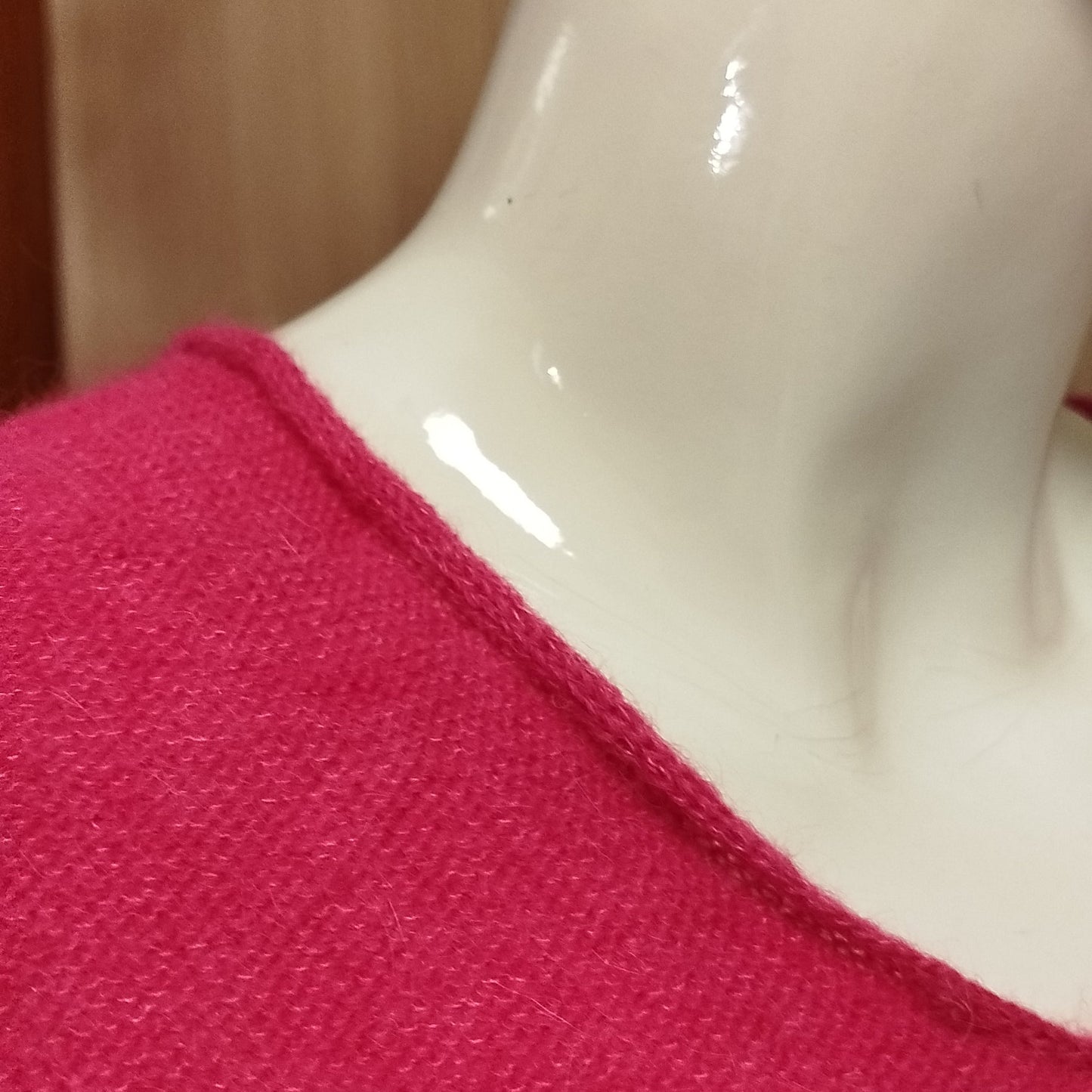 Alpaca Mohair Pullover Sweater Plus Size , Fuchsia