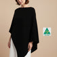 Alpaca Asymmetrical Thick Poncho