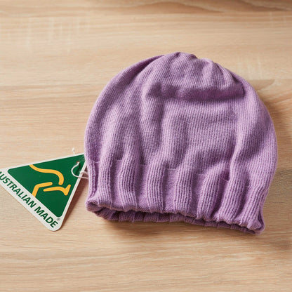 Extra Smooth Alpaca Mohair Beanie Reversible