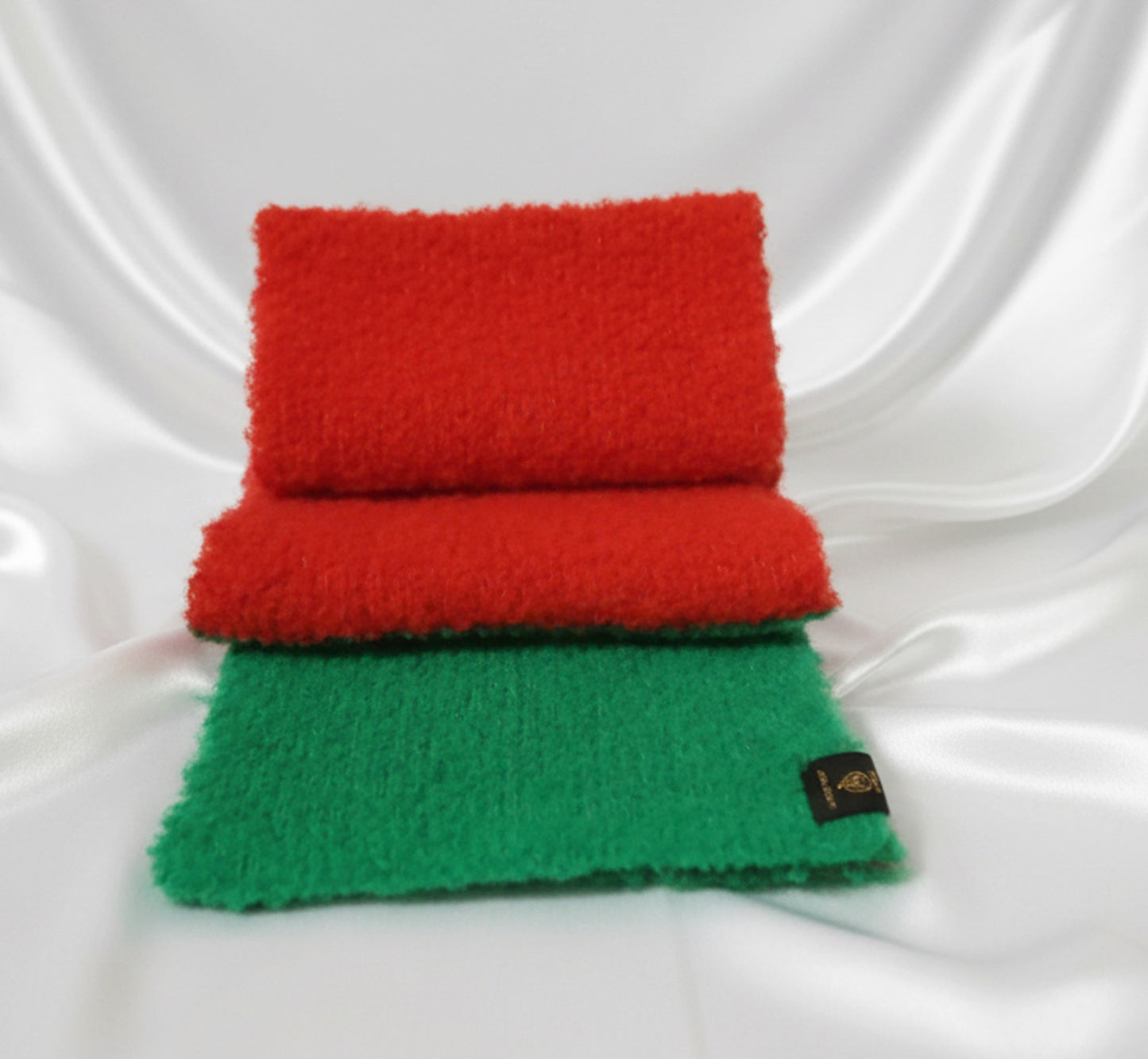 Extra Smooth Alpaca Loop Mohair Scarf, Orange