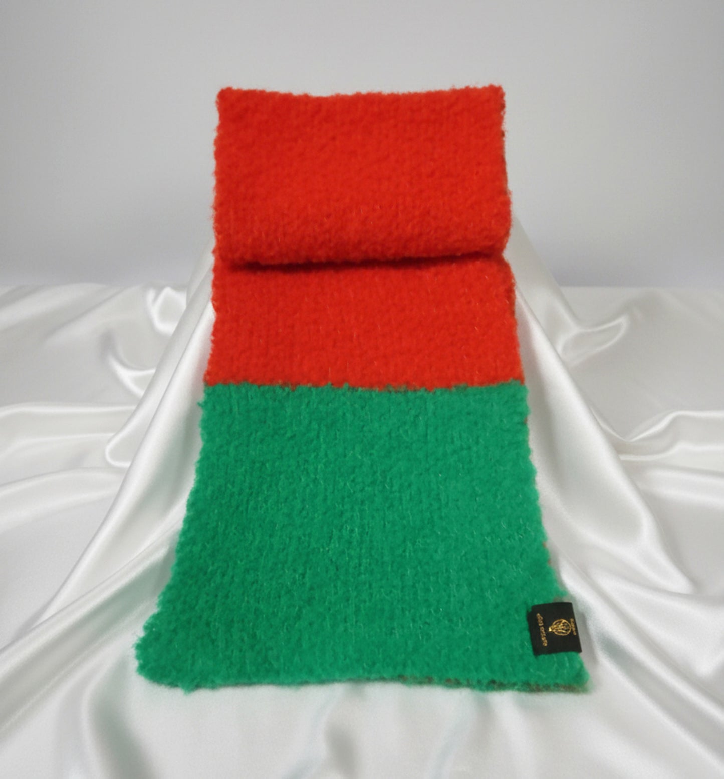 Extra Smooth Alpaca Loop Mohair Scarf, Orange