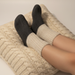 Alpaca Health Socks For Sleep Hand Made Gray