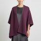 Alpaca Unisex Urban Ruana-Cape Extra Soft Purple Haze