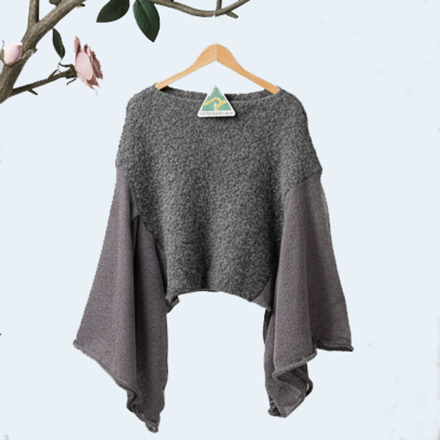 Alpaca Baby Loop Mohair Poncho Bella