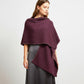 Alpaca Unisex Urban Ruana-Cape Extra Soft Purple Haze