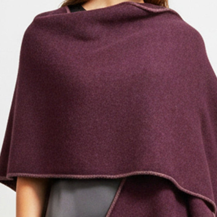 Alpaca Unisex Urban Ruana-Cape Extra Soft Purple Haze