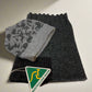 Alpaca Unisex Set CAMO Beanie/Neck warmer Charcoal