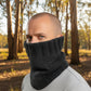 Extra Smooth Alpaca Mohair Neck warmer Charcoal