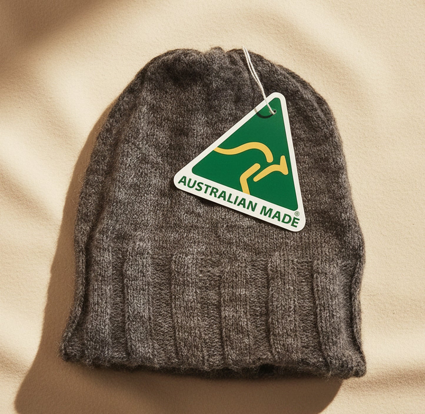 Extra Smooth Alpaca Mohair Beanie Gray Unisex