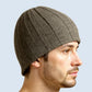 Extra Smooth Alpaca Mohair Beanie Gray Unisex