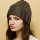 Extra Smooth Alpaca Mohair Beanie Gray Unisex