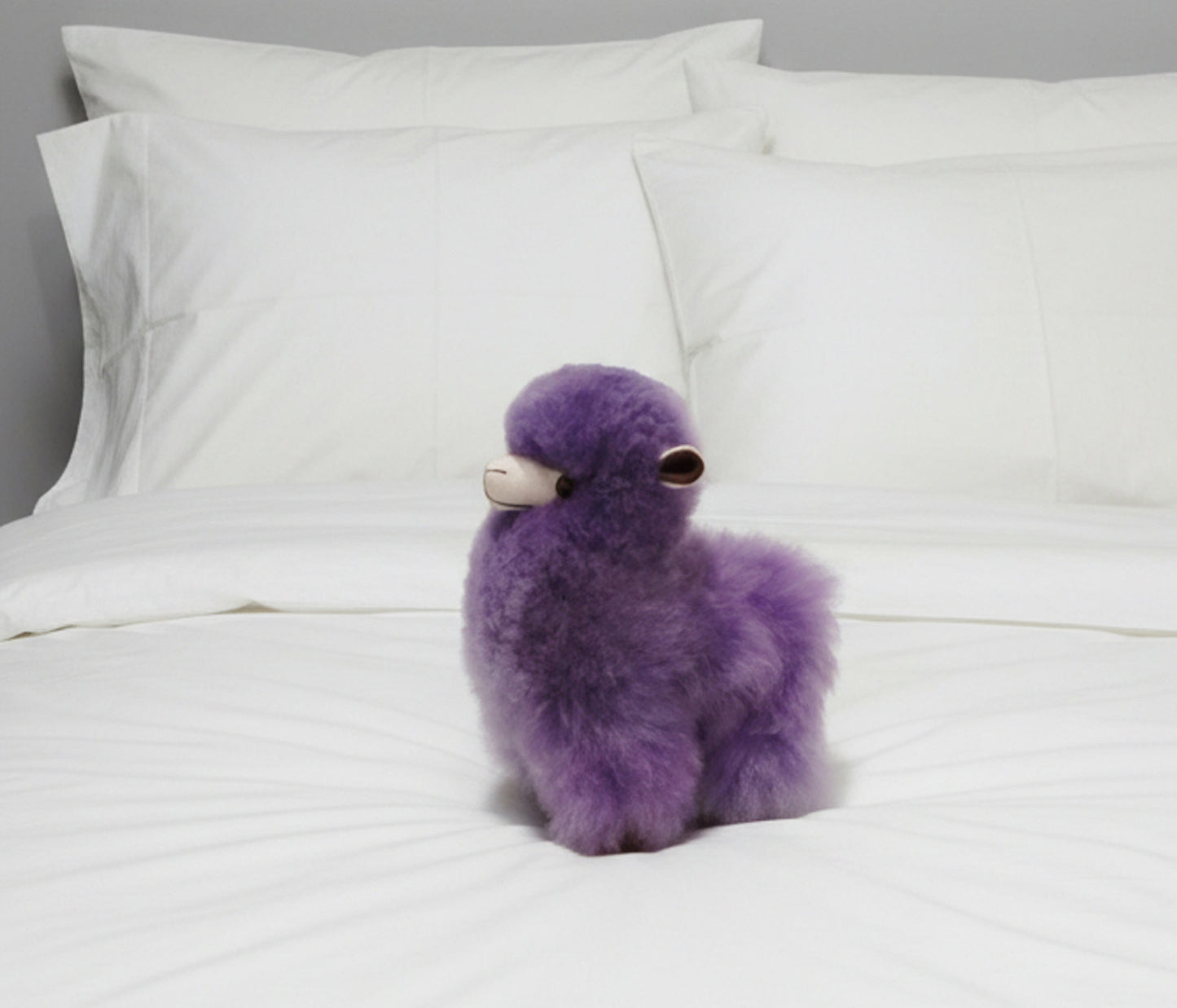 Alpaca Fluffy Decorative Toy - Perfect Hand made Gift Purple
