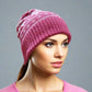Alpaca Norwegian Pattern Beanie Pink tones