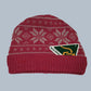Alpaca Norwegian Pattern Beanie Pink tones