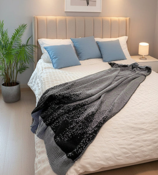 Australian Alpaca Blanket Blue Mountains, Sky Blue
