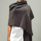 Alpaca Unisex Shawl-Scarf Extra Soft Earth Tone