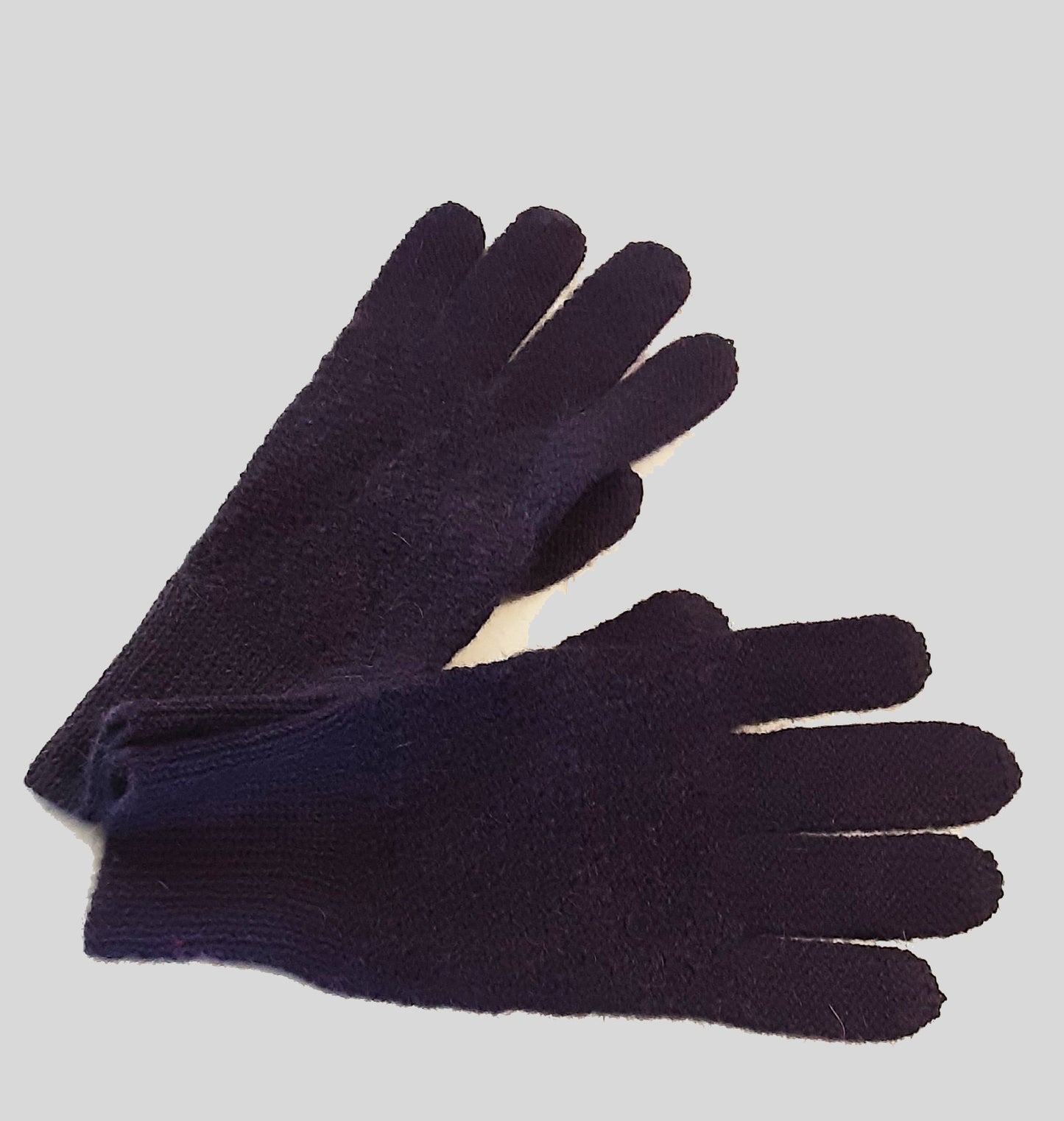 Alpaca Jacquard gloves Lilac