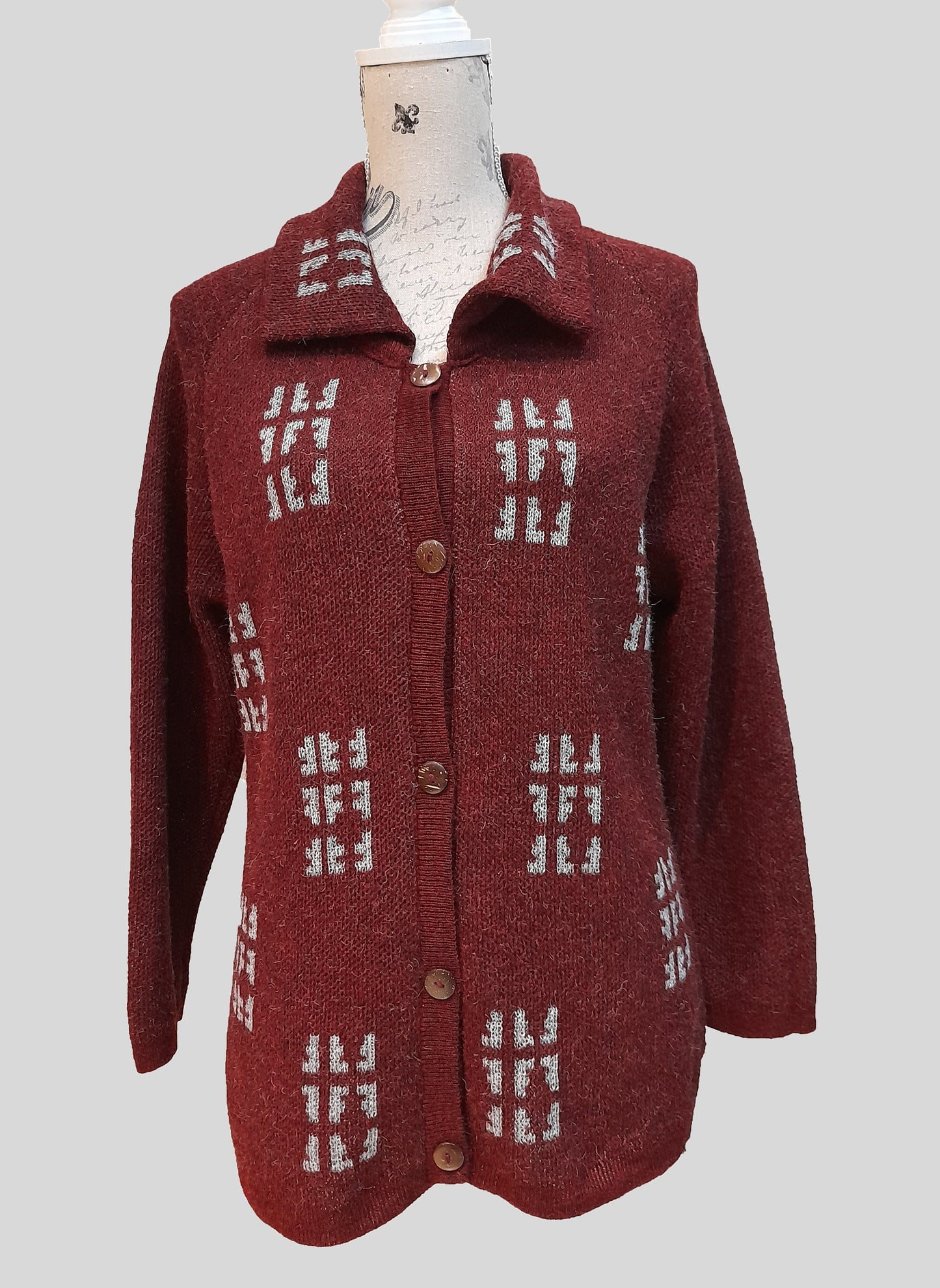 Alpaca Feminine Senior Style Cardigan