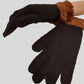 Alpaca Black Fringe Gloves