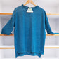 Alpaca Basic Solid Shoulder Sweater Oversized Turquoise