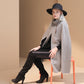 Alpaca Asymmetrical  Poncho Diamond