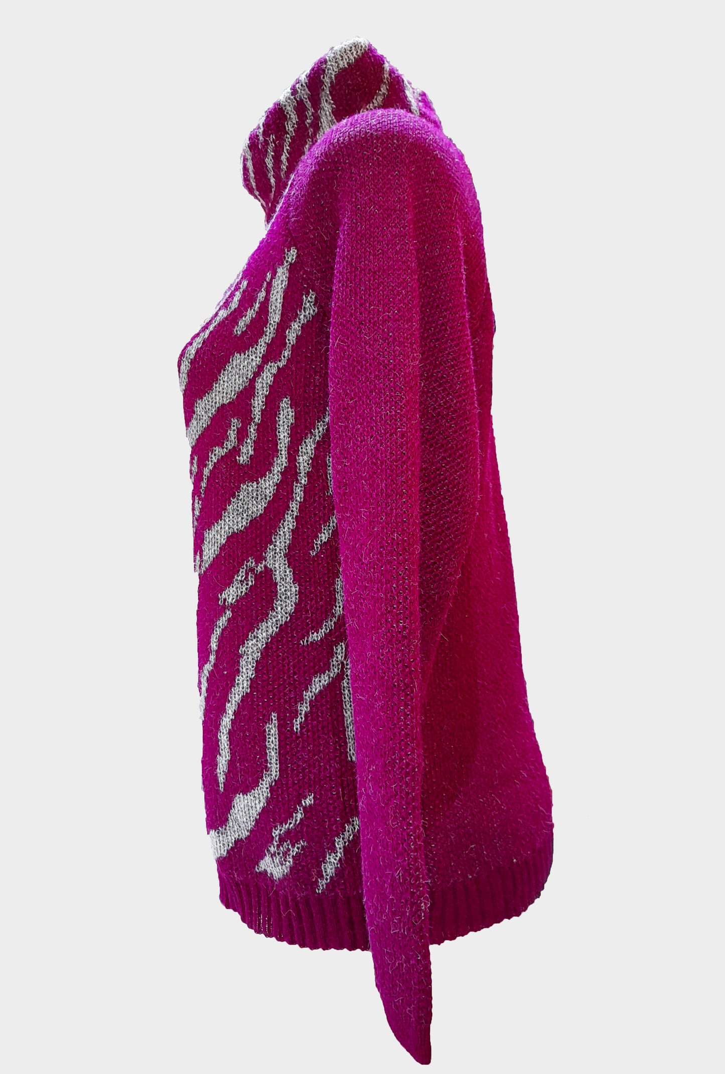 Alpaca Women’s Casual Leopard Print Long Sleeve Crew Neck