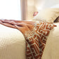 Australian Alpaca  Blanket European-Look Wrap Throw Caramel/Gray