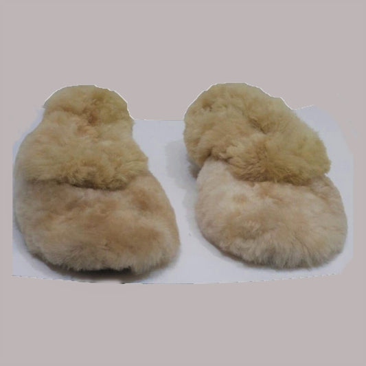 The Best Baby Alpaca Fur Cream Slippers Unisex