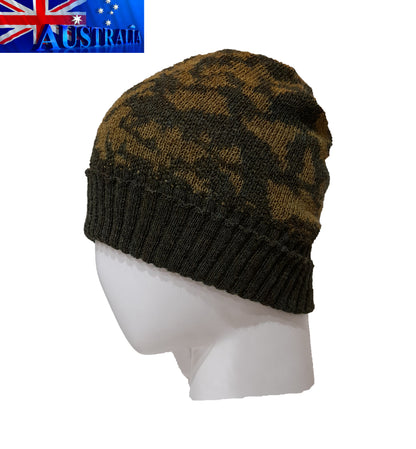 Alpaca Unisex CAMO Beanie Forest